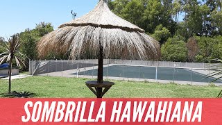 Sombrillas Para Jardin 🏖️ De Madera 【Hawaianas】 ⛱️ [upl. by Amzu444]