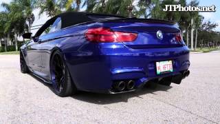 Vorsteiner BMW M6 with Akrapovic exhaust [upl. by Nwahs126]