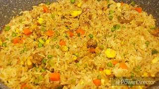 ARROZ FRITO  CHAULAFAN ECUATORIANO [upl. by Nosmoht955]