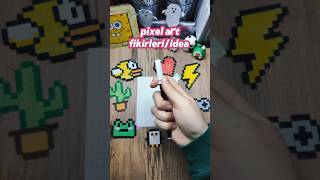 Pixel art fikirleriidea art sessiz hamaart diy reklamdegil drawing [upl. by Eivi753]