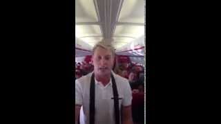 Glasgow MC on Glasgow to Ibiza Jet 2 flight [upl. by Horick]