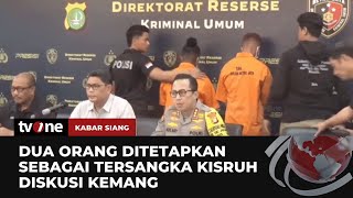 5 Orang Ditangkap dan Ditetapkan sebagai Tersangka Kasus Kisruh Acara di Kemang  Kabar Siang tvOne [upl. by Kellsie728]