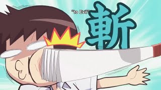 Tsugumomo Dub  Chisato slaps Kazuya Osamu and Shirou [upl. by Asnarepse]