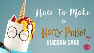 Harry Potter Unicorn Cake Tutorial  How To  Cherry School [upl. by Tindall]