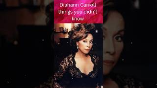 Diahann Carroll 6 surprising things you didnt know shorts [upl. by Ahsinaw]