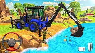 JCB 3DX BACKHOE LOADER BUS SIMULATOR INDONESIA DRIVING LIVE STREAM [upl. by Crary]