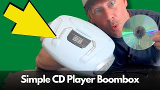 Proscan Elite CD Player Boombox review [upl. by Nnylatsirk655]