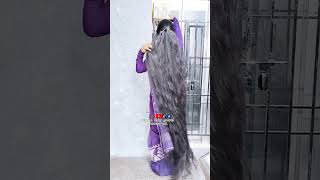 লম্বা চুল  long hair zafranhairgrowththerapy love song hairstyle hairoil longhair dance [upl. by Lash]