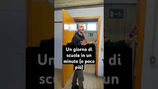 Una giornata di scuola in 1 minuto o poco più prof scuola sketch gag comedy funny ironia [upl. by Rena987]