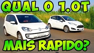 Teste 0100 FIESTA ECOBOOST VS UP TSI [upl. by Salene297]