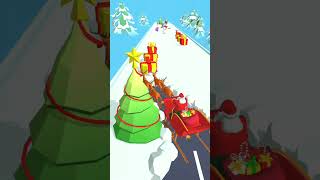 Santa run mobile gameplay shorts [upl. by Hallee]