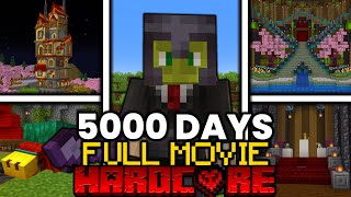 I Survived 5000 Days in Hardcore Minecraft FULL MINECRAFT MOVIE [upl. by Kristyn]