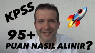 KPSS DE 95 PUAN NASIL ALINIR KPSS [upl. by Neelhtakyram975]