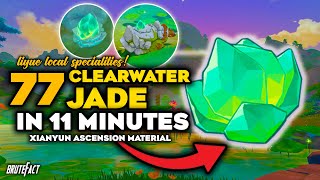 All Clearwater Jade Locations  Fast Farming Route  Xianyun Ascension Material  Genshin Impact 44 [upl. by Seessel662]