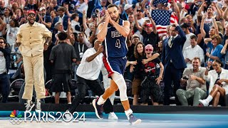 Stephen Curry’s TOP highlights from Paris Olympics basketball competition  NBC Sports [upl. by Atikehs]