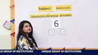 Online Lecture 7 Class Nursery Maths Introduction Reading Writing and Activity of Number 6 [upl. by Neeroc444]