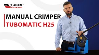 Tubomatic H25 manual crimper [upl. by Ebby]