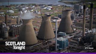 Scotland Tonight analysis The impact of Grangemouth refinery closure news environment climate [upl. by Iclek]