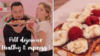 ♡• RECETTE PETIT DEJEUNER HEALTHY EN COUPLE  LES NINOUS •♡ [upl. by Eetnom]