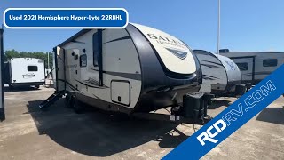 USED 2021 Forest River Salem Hemisphere HyperLyte 22RBHL Travel Trailer Walk Through  Pataskala [upl. by Darton]