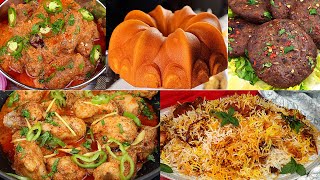 Complete Dawat Menu By Cooking With Passion Traditioan Recipes Chicken Karahi Biryani Kabab Cake [upl. by Cassaundra]