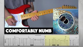 Pink Floyd  Comfortably Numb PULSE Solo Guitar Lesson  Tab Easy Tutorial [upl. by Leonore]