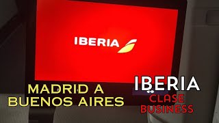 IBERIA  Business Class  Vuelo de MADRID a BUENOS AIRES  Airbus 350900 [upl. by Divadleahcim]