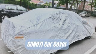 GUNHYI Car Cover Waterproof All Weather for Automobiles Review [upl. by Walcott821]