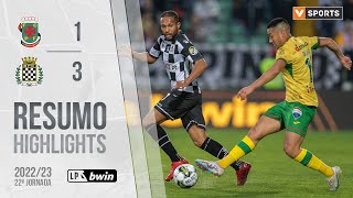 Highlights  Resumo Paços de Ferreira 13 Boavista Liga 2223 22 [upl. by Viradis798]