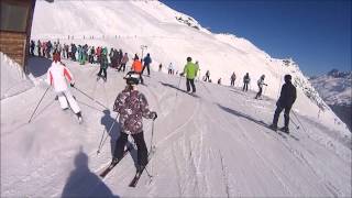 Trois Vallees Red Run Alouette Meribel 5 3 14 [upl. by Pier]