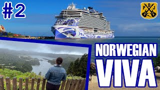 Norwegian Viva Pt2  Ponta Delgada Azores Dream Tours Crater Lakes Hot Springs Mineral Waters [upl. by Ennalyrehc320]