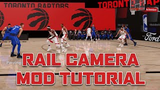 NBA 2K20 NBA Bubble Rail Camera Mod Tutorial [upl. by Elagibba332]