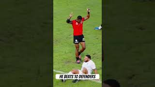 Jiuta Wainiqolo shorts beatdefenders jiutawainiqolo amazing flyingfijian toulon [upl. by Atillertse]