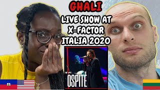 Ghali  Barcellona amp Good Times Reaction Live at XFactor Italia 2020  FIRST TIME WATCHING [upl. by Eenahpets]