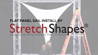 Flat Panel Sail Install  Stretch Shapes [upl. by Remus]