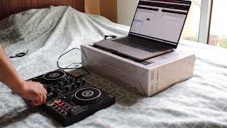 Set up PioneerDJ DDJ200 for Macbook without Splitter Cable Use your macs speakers as booth output [upl. by Maxentia]