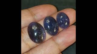 Natural Iolite Sunstone Cabochons [upl. by Anha]