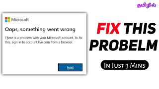 How to solve Microsoft Account Problem We need to fix your microsoft account windows 10 [upl. by Eilegna570]