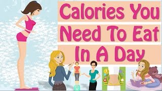 How Many Calories To Lose Weight How Many Calories Should I Eat A Day [upl. by Aihsekat534]