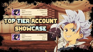 TOP 3 GLOBAL ACCOUNT SHOWCASE  Seven Deadly Sins Grand Cross [upl. by Nywloc]