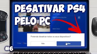 COMO DESATIVAR PS4 COMO PRINCIPAL PELO PC [upl. by Wilhelmina]