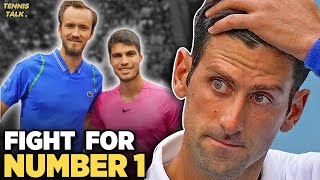 Djokovic Alcaraz Fight for Year End No1 Ranking  Tennis Talk News [upl. by Mendie]