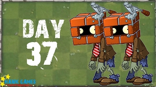 Plants vs Zombies 2  Modern Day  Day 37 Brickhead Zombie No Premium [upl. by Adnaram]