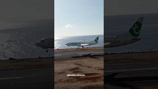 Beautiful Transavia Landing at Madeira Airport [upl. by Atter]