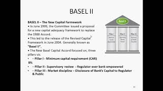 BASEL Accords  II amp Pillars of Basel II Accords  06 [upl. by Asselem]