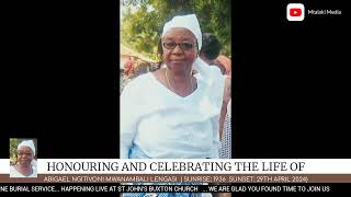 HONOURING AND CELEBRATING THE LIFE OF ABIGAEL NGITIVONI MWANAMBALI LENGASI [upl. by Bremser235]