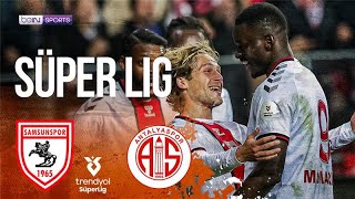 Samsunspor vs Antalyaspor  SüperLig HIGHLIGHTS  110424  beIN SPORTS USA [upl. by Aicekal]