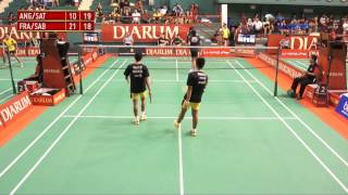 Angger Sudrajad  Satrya Aditha PB DJARUM VS Franky Wijaya  Sabar Karyaman G PB EXIST [upl. by Notsua]