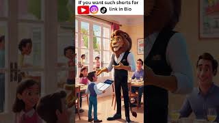 Leo the efficient restaurant waiter shorts viralshorts animation [upl. by Hodess]