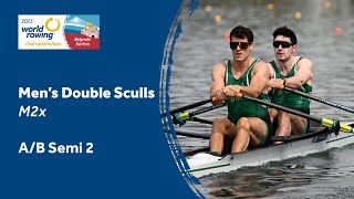 2023 World Rowing Championships  Mens Double Sculls Semifinal AB 2  Olympic Qualification [upl. by Raff]